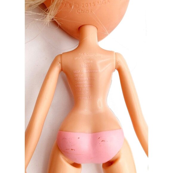 Bratz Hello My Name Is Cloe Doll Blonde Freckles Blue Eyes NUDE 2015 - Picture 4 of 4